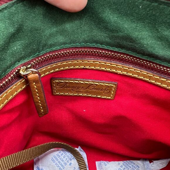 Dooney & Bourke Florentine Leather Allison Crossbody Natural Brown - Picture 11 of 15